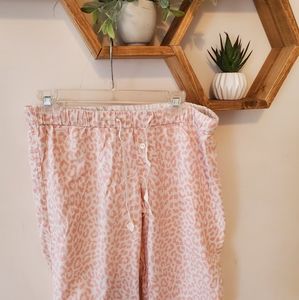 J. Crew sleep pants. Small pink